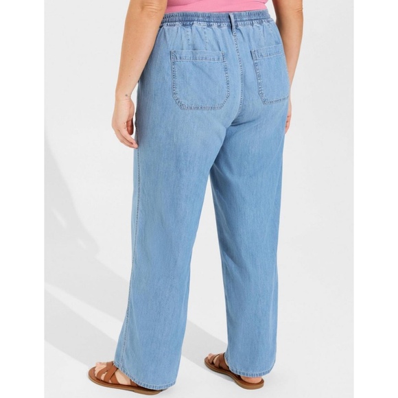 NWT Torrid Pull-On Wide Leg Light Weight Jean Size 2X (18 - 20) - Picture 3 of 16
